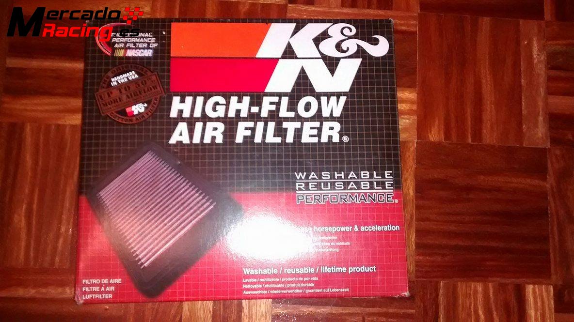 Filtro sustitucion k&n clio sport 172 y 182