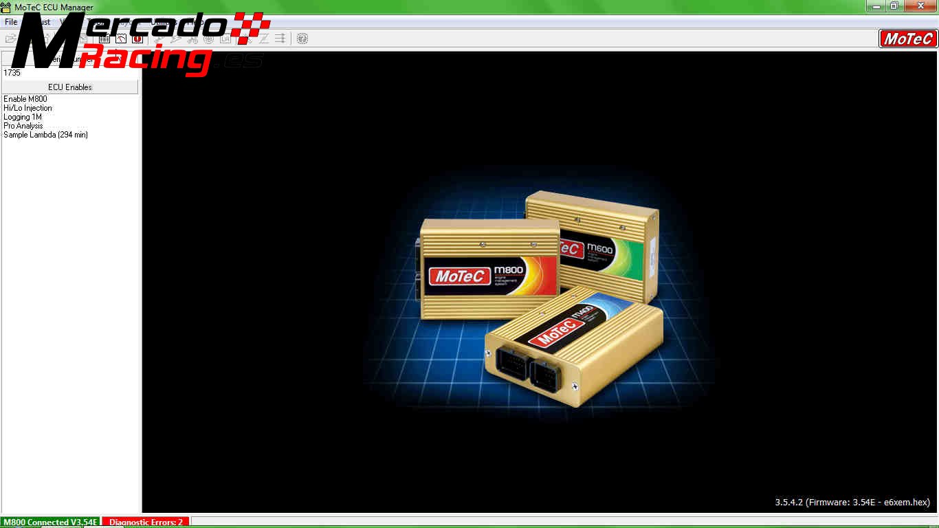 Se vende centralita motec m800