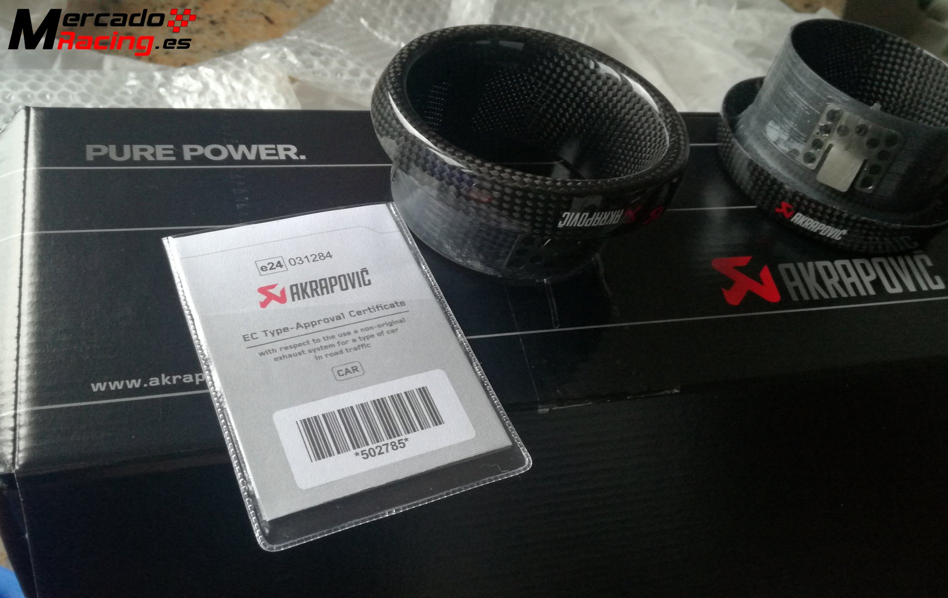 Canulas akrapovic clio 203