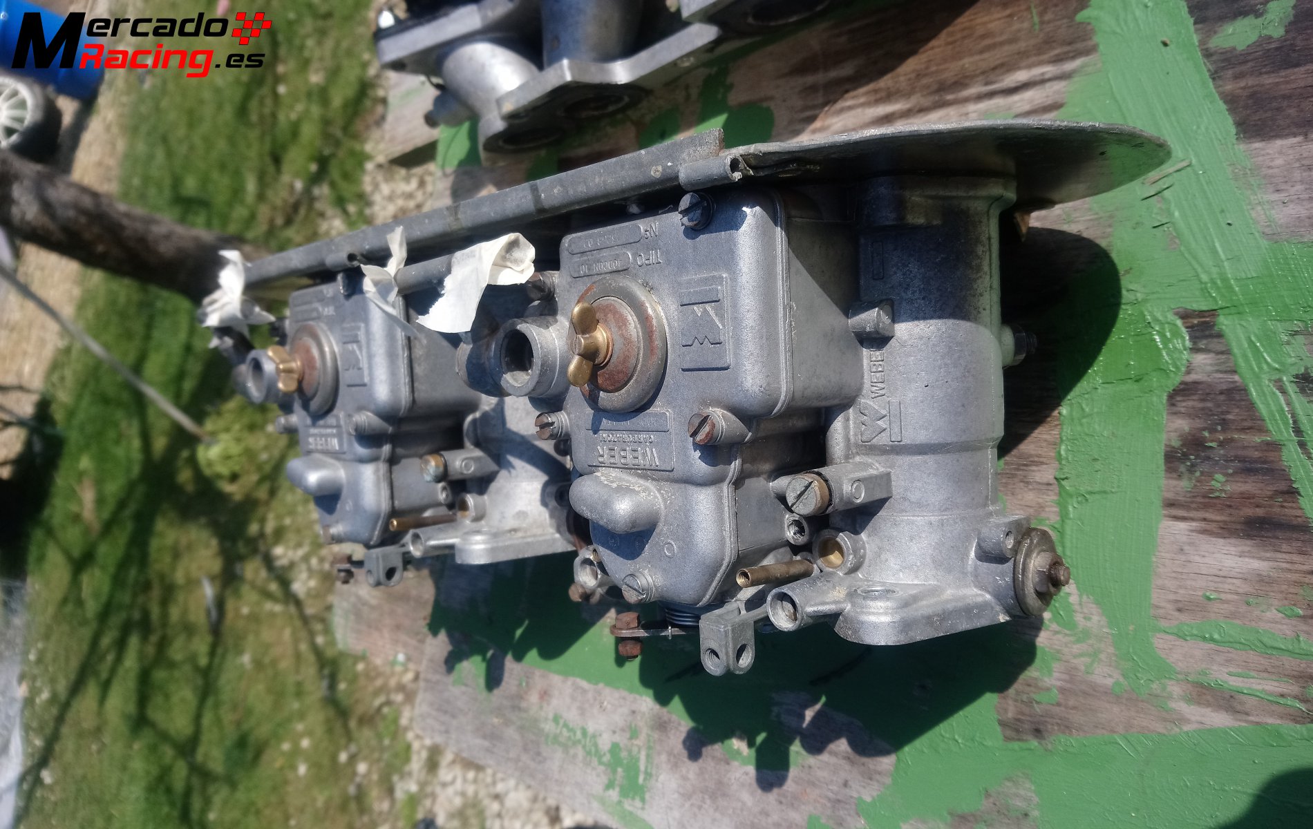 Carburación weber 40   colector atmision 205 rally