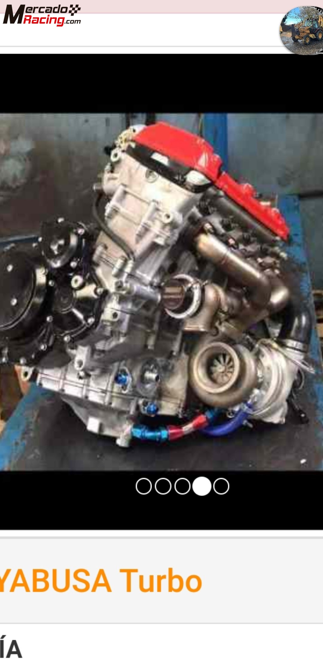 Motor completo hallabusa turbo 550cv