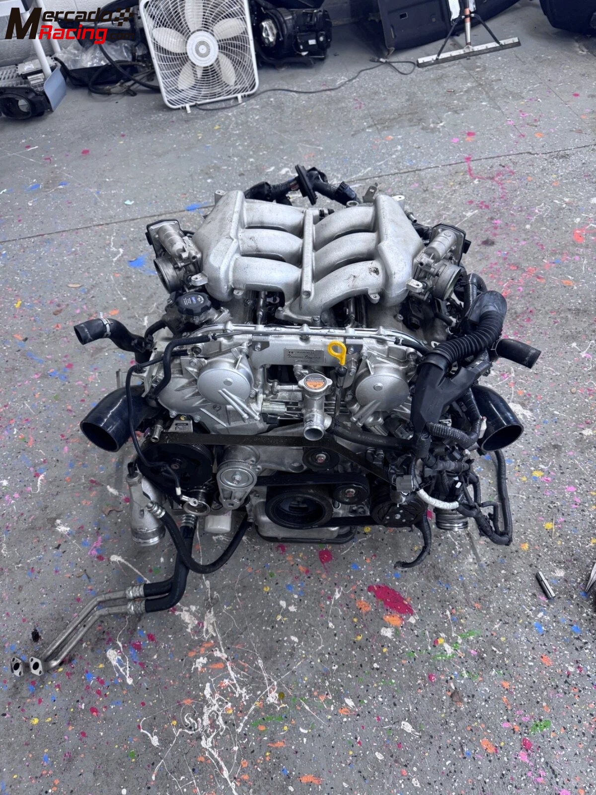 2016 nissan gt-r motor assembly vr38dett 24,968 miles