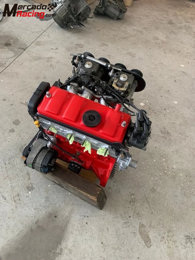 Motor 8v 205 rally completo  con intalacion,escape y carburadores