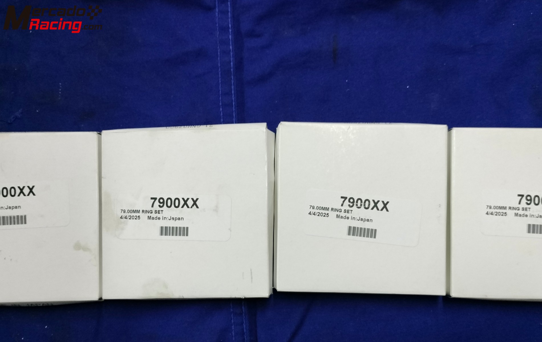 Juego de aros para pistones wisseco saxo/peugeot 106