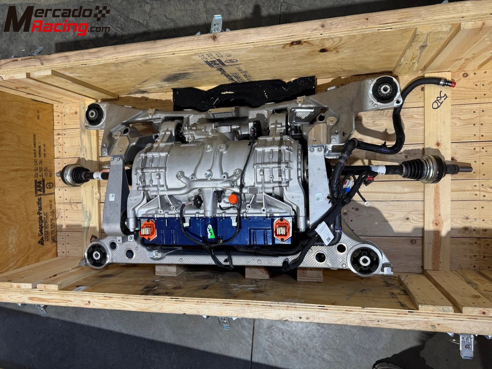 Lucid air sapphire tri motor dual rear motor assembly