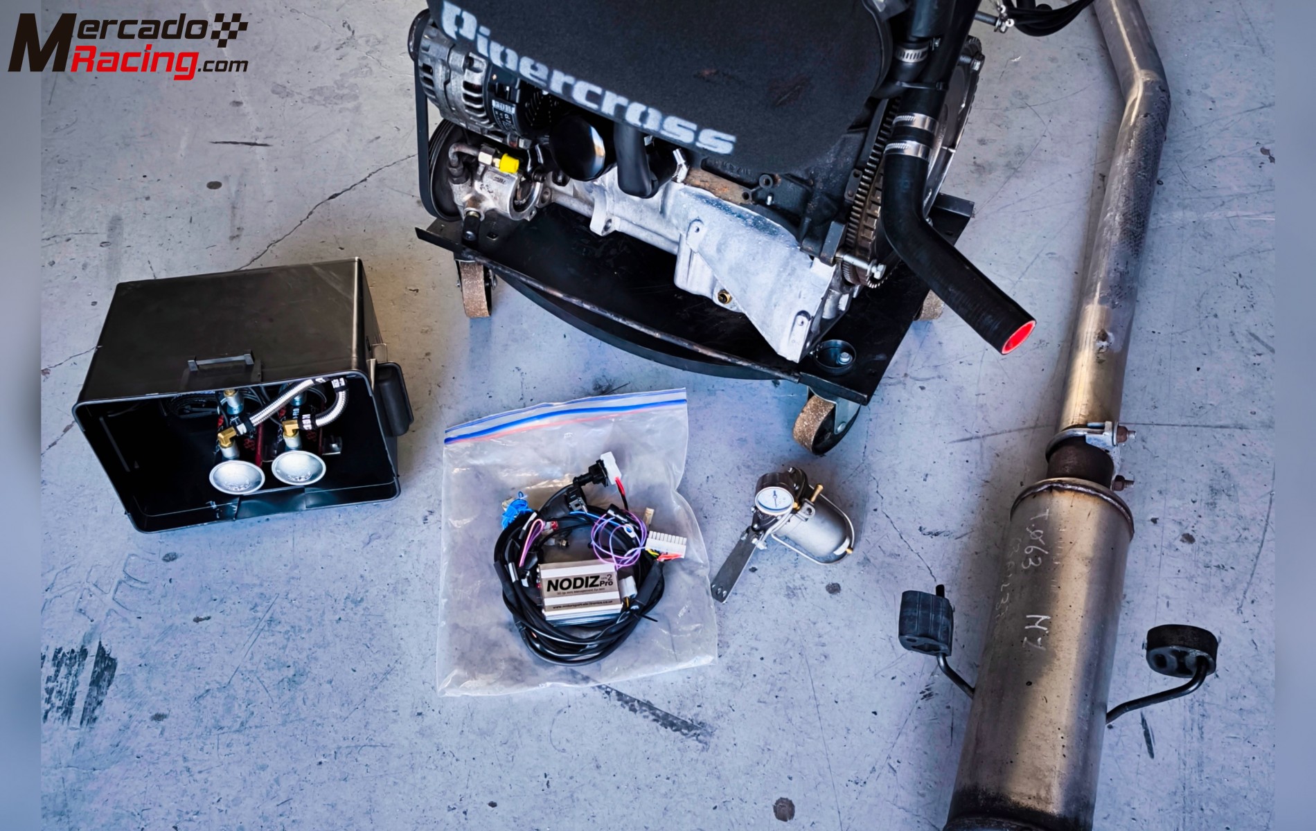 Motor 2.0 8v 165cv + electrónica + línea escape