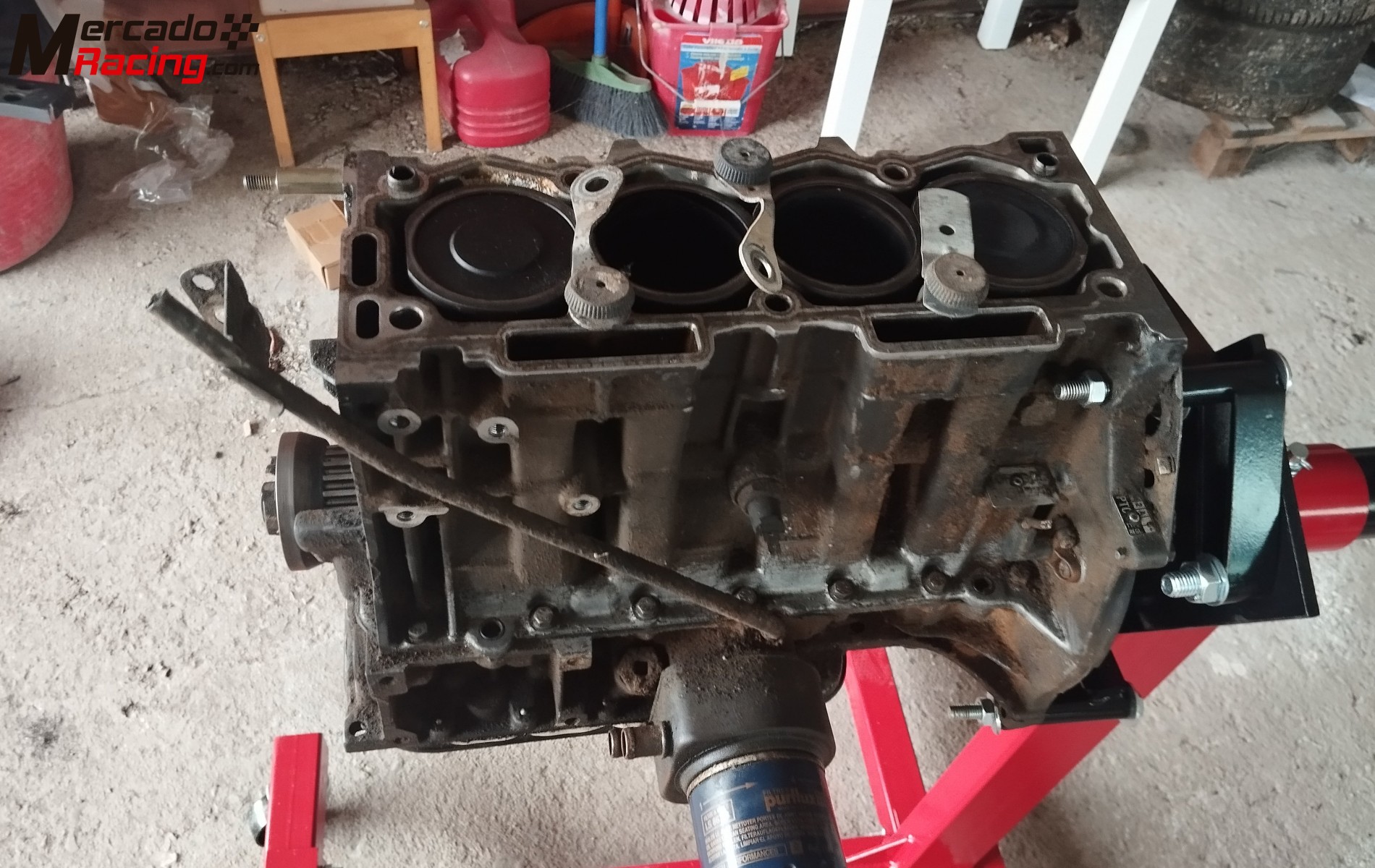 Bloque motor de peugeot 205 rallye + culata ax gt 