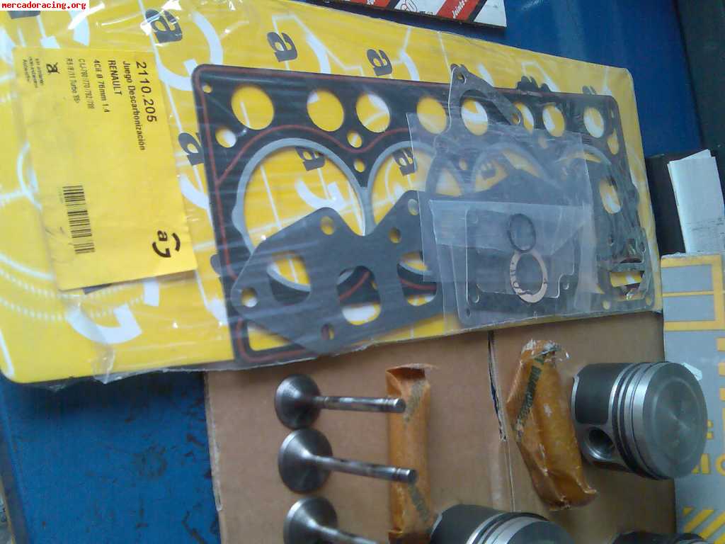 Vendo pistones y valvulas originales de r5 turbo a estrenar