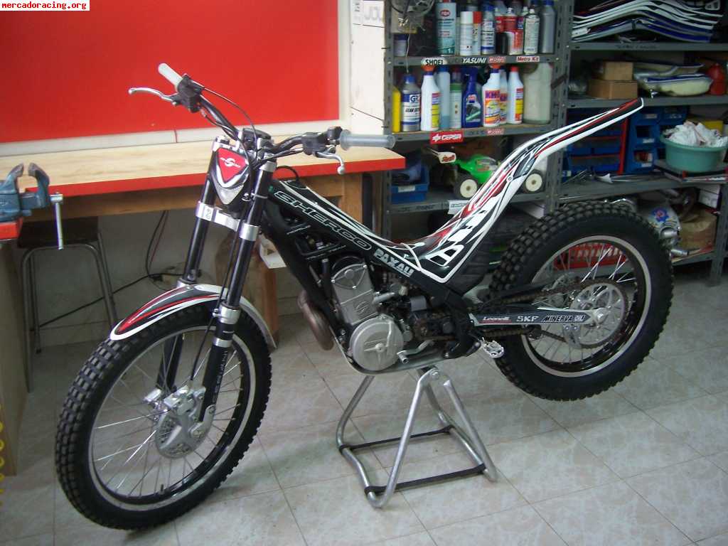 Vendo moto de trial, sherco 3.2 4t del 08 ipecable