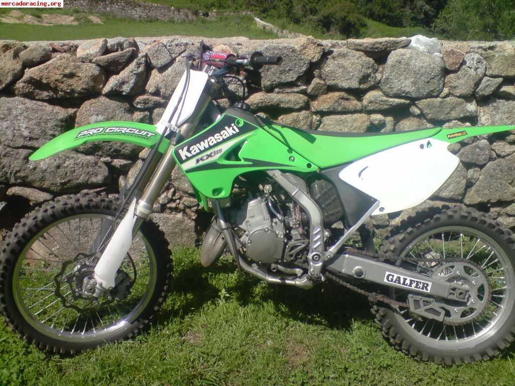 Kawasaki kx 125 del año 2006