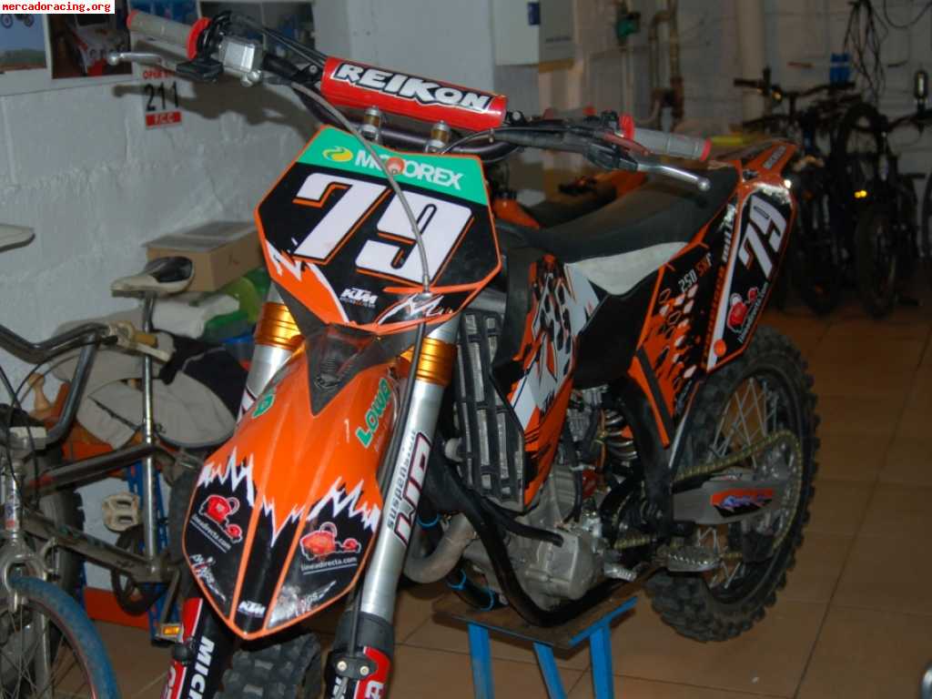 Ktm 250 sxs-f en perfecto esatdo, supensiones, amortiguador,