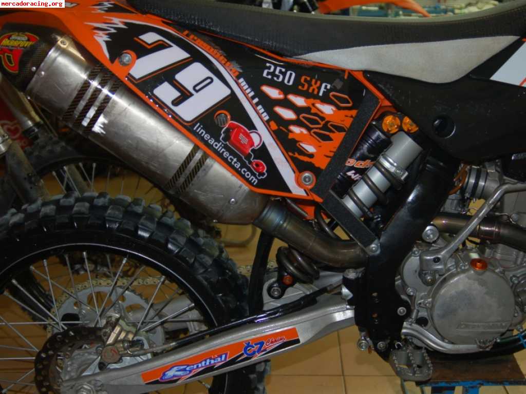 Ktm 250 sxs-f en perfecto esatdo, supensiones, amortiguador,