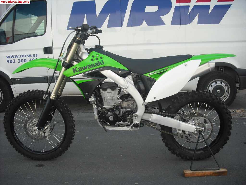 Kawasaki kxf 450 injection septiembre 2009 con 2 horas reale