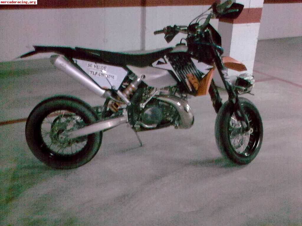 Vendo ktm 250 2t enduro supermotard  08