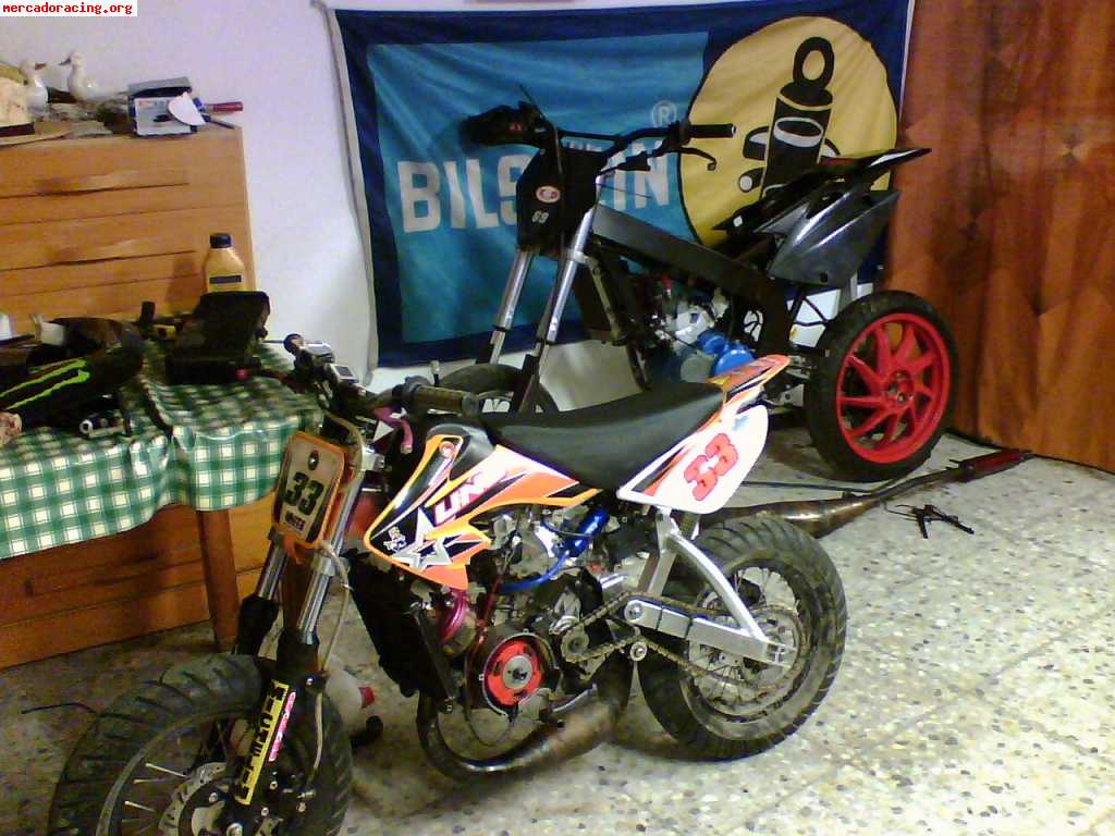 Pit bike 80cc muy preparada!!!!!!!!