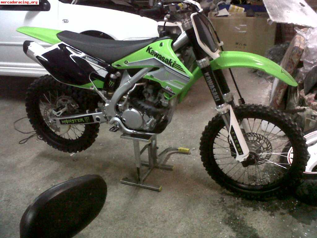 Kawasaki kx 250 f 4 tiempos decoracion monster