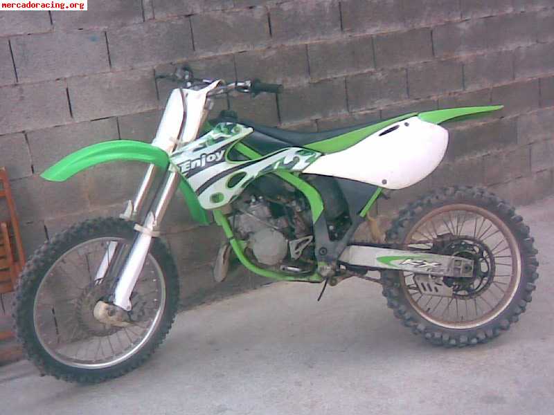 Kawasaki kx de 125 del año 2000 
