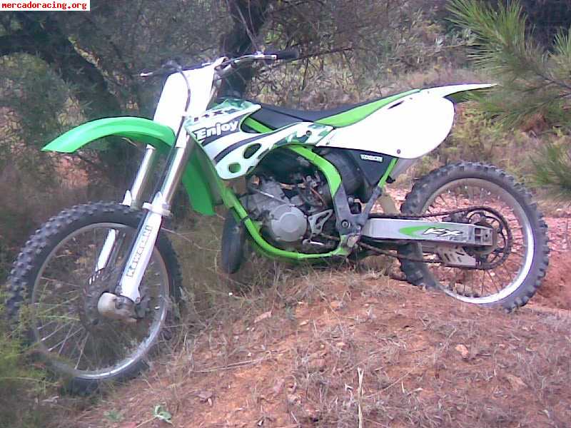 Kawasaki kx de 125 del año 2000 