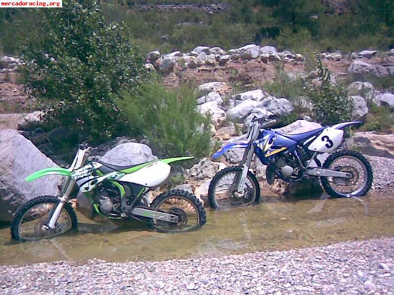 Kawasaki kx de 125 del año 2000 