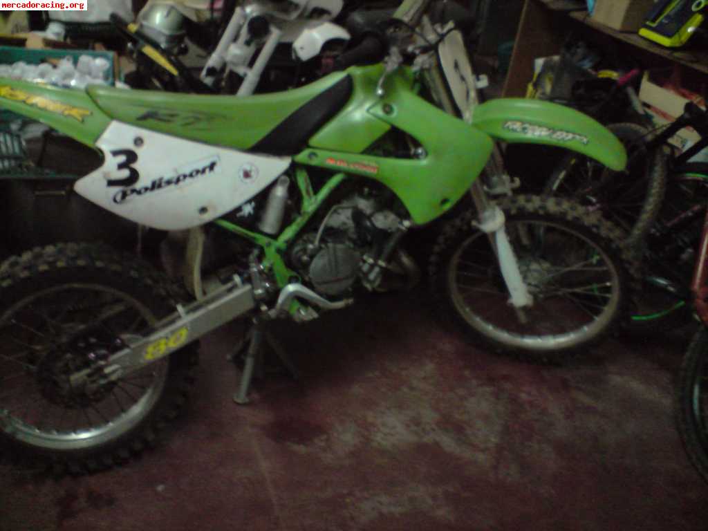 Vendo kawasaky kx 80 año 2000