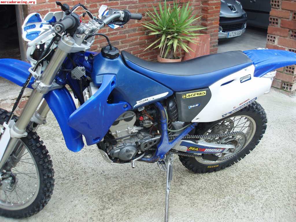 Vendo yamaha wr 250 del 2002