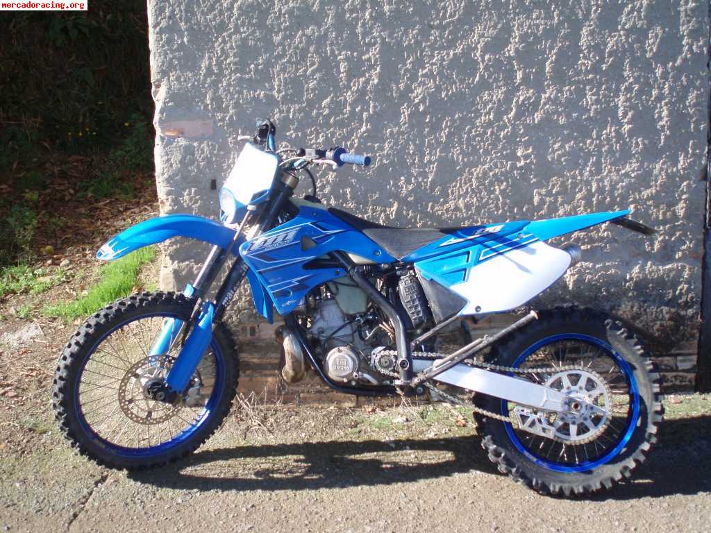 Moto tm 250 2t de enduro, año 2007