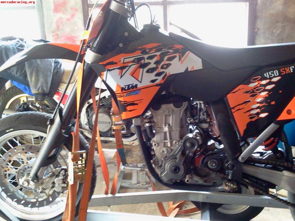 Ktm 450 preparada supermotard