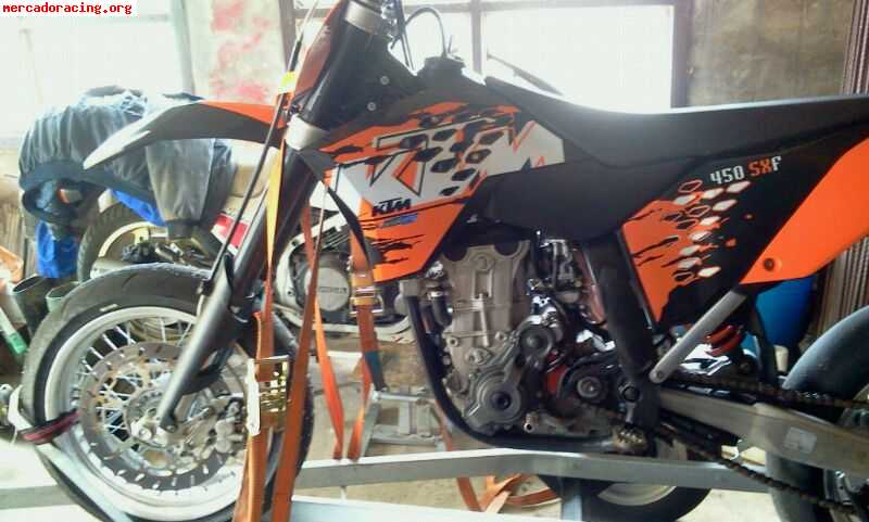 Ktm 450 preparada supermotard