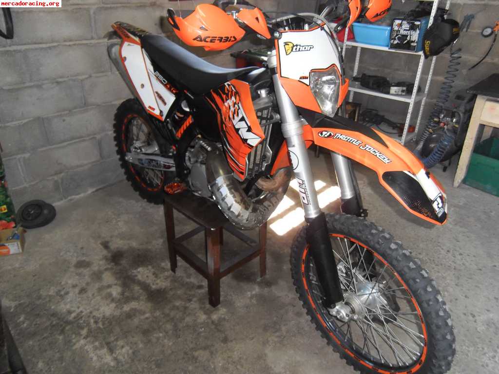 Vendo ktm 250 exc 2010