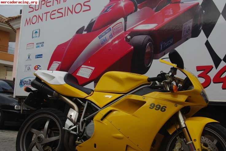 Vendo ducati 996  11.000 k m 