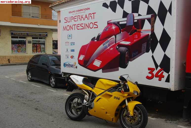 Vendo ducati 996  11.000 k m 