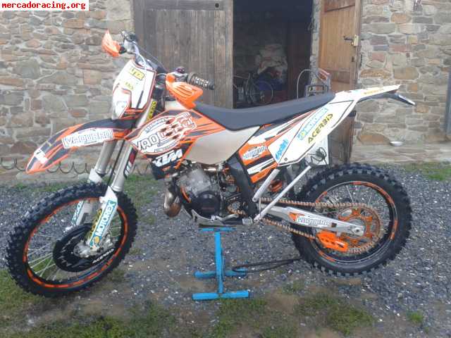 Se vende o cambia ktm 125 exc six days 2010 !