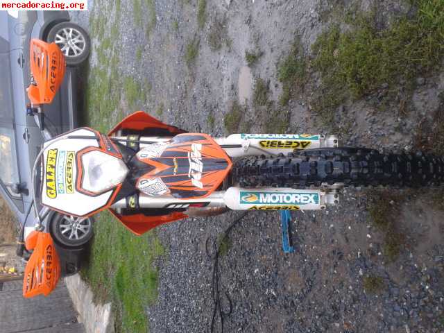 Se vende o cambia ktm 125 exc six days 2010 !