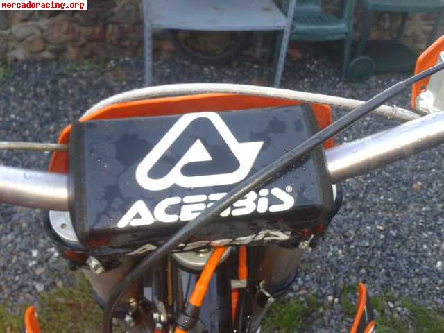 Se vende o cambia ktm 125 exc six days 2010 !