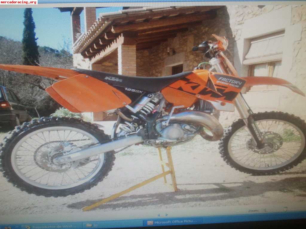 Vendo ktm 125 de cros