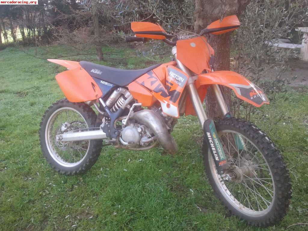 Vendo ktm 125 de cros