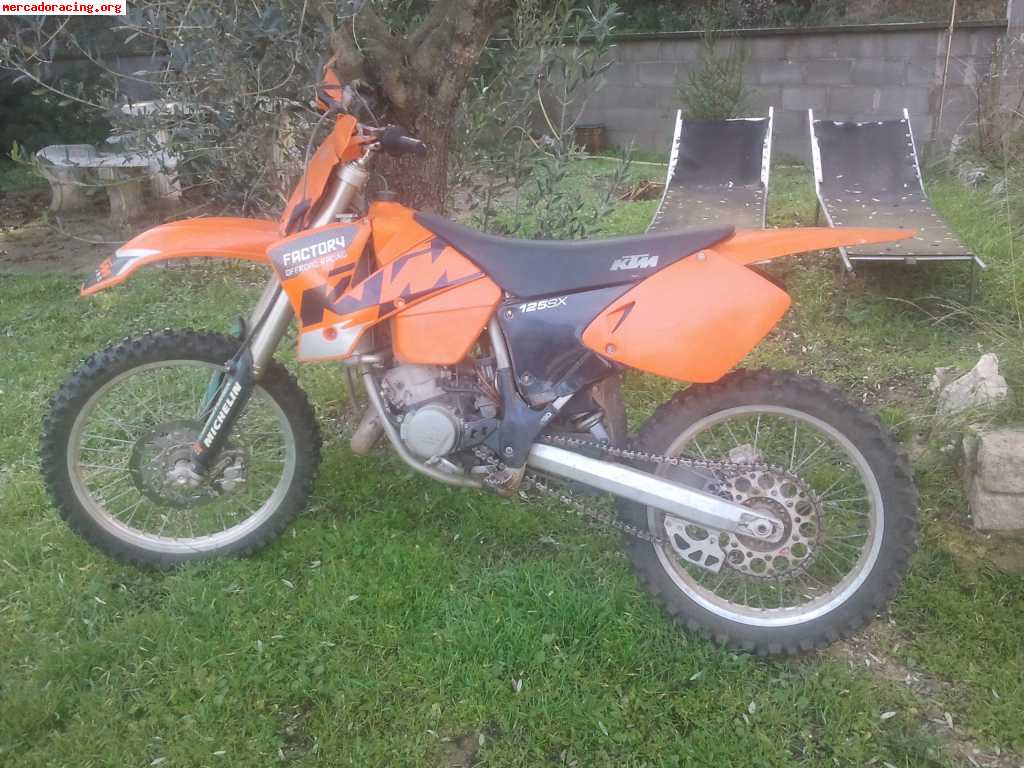 Vendo ktm 125 de cros