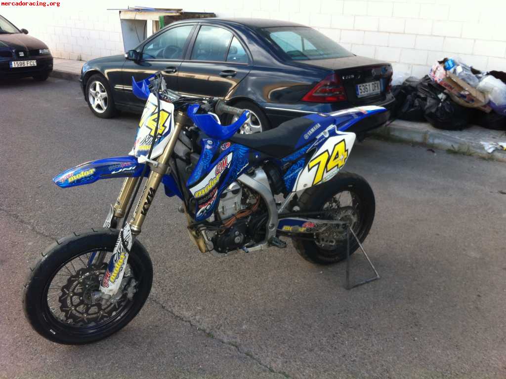 Yamaha yz 450 con kit supermotad