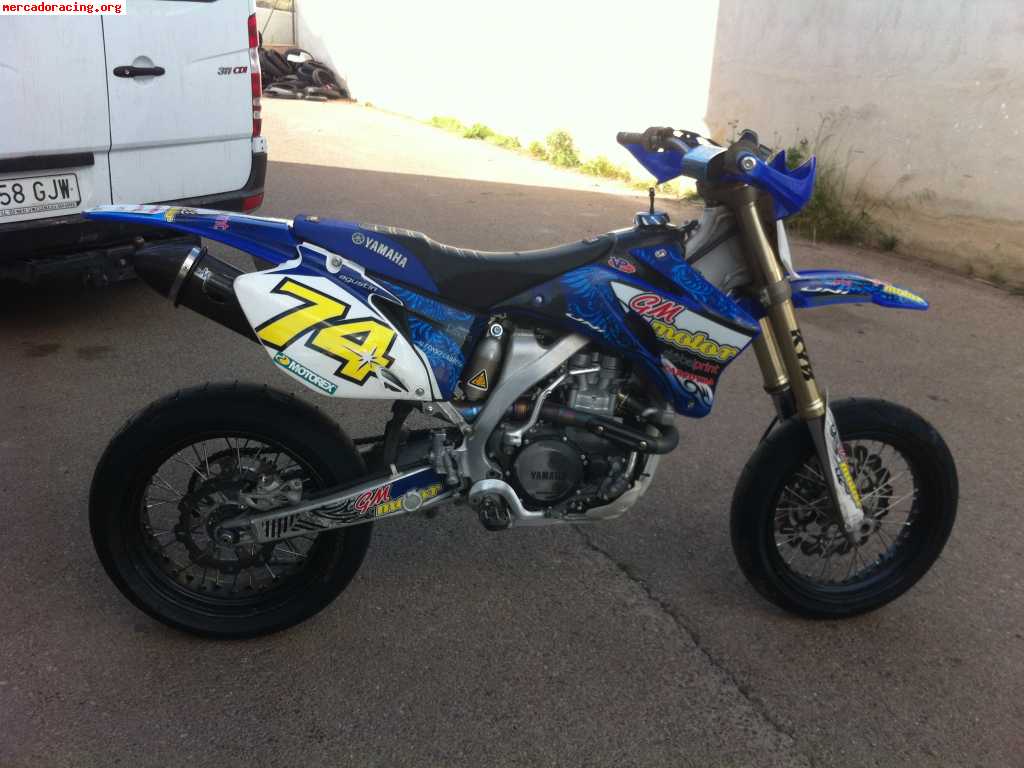 Yamaha yz 450 con kit supermotad