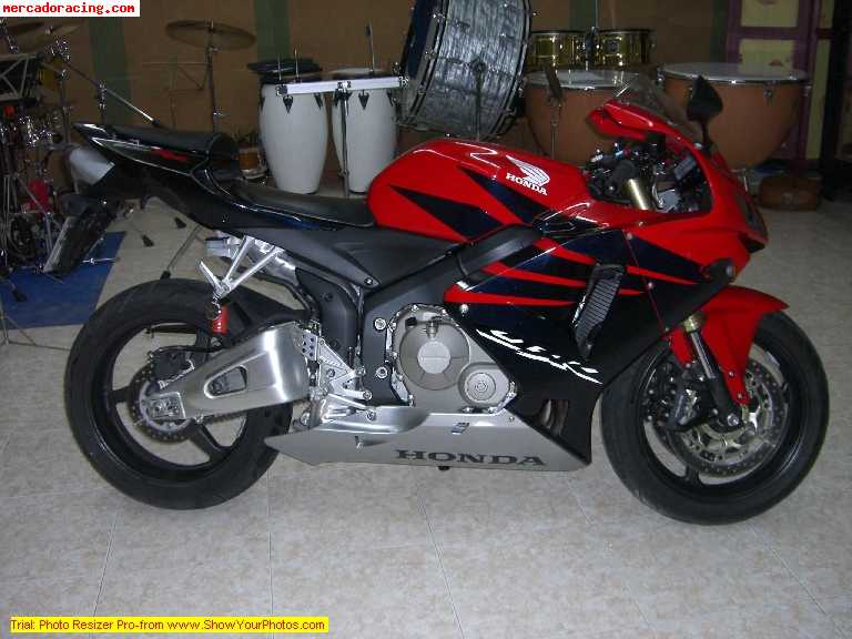 Vendo cbr 600 rr, 2006....