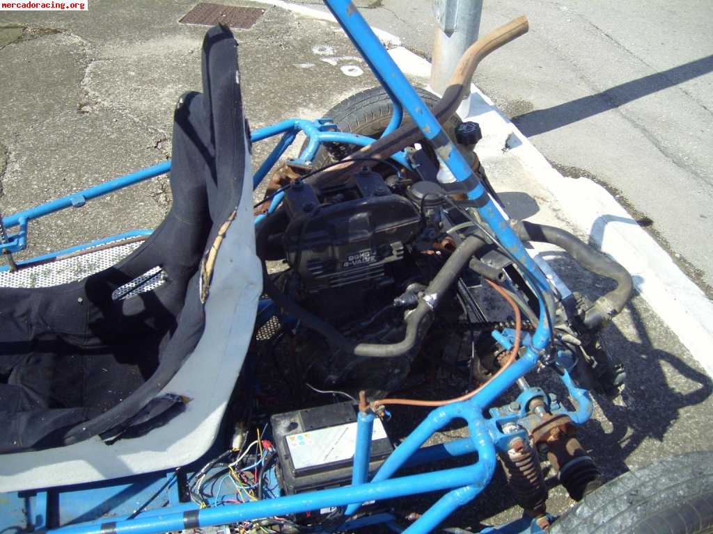 Vendo buggy con motor 600cc de kawasaki klr