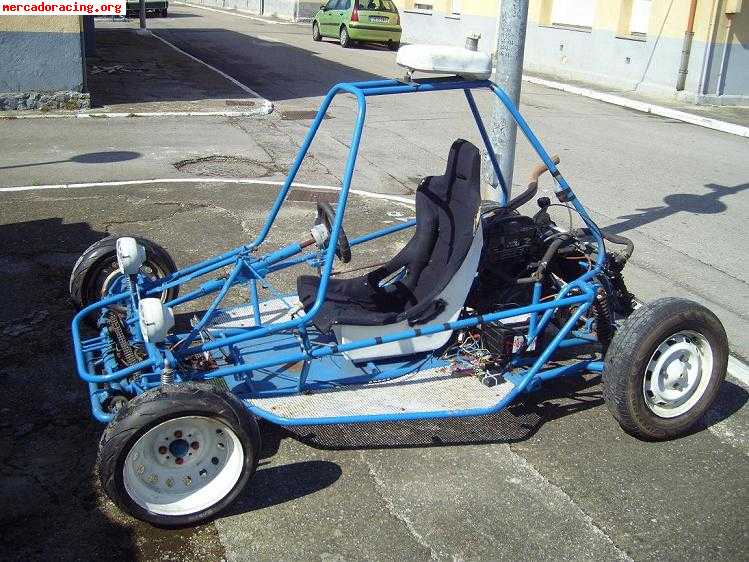 600 euros buggy con motor de kasaki klr de 650 cc