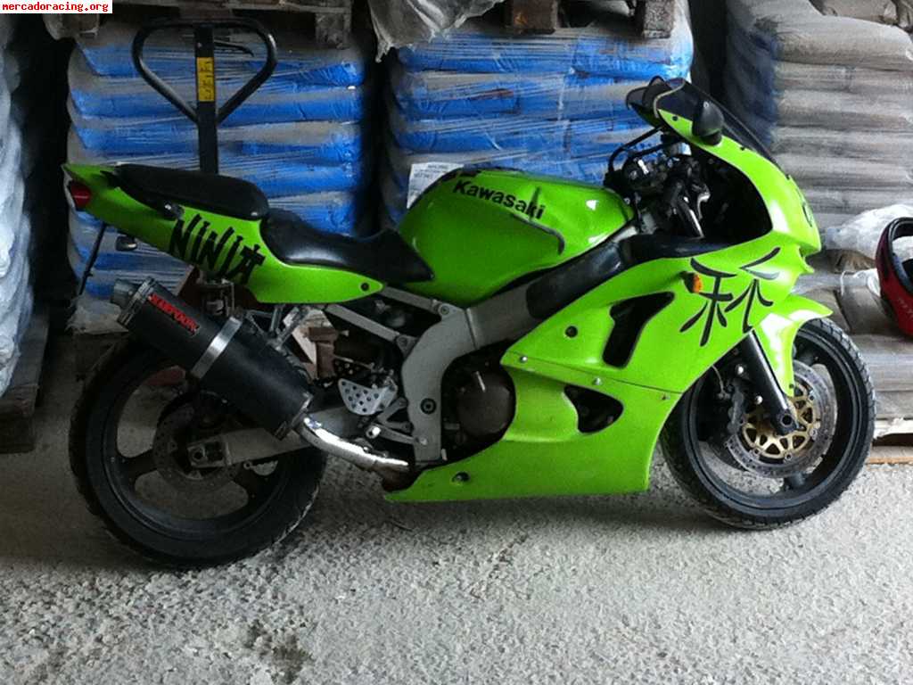 Kawasaki ninja zx6-r 2000preparada;colectores escape admisio