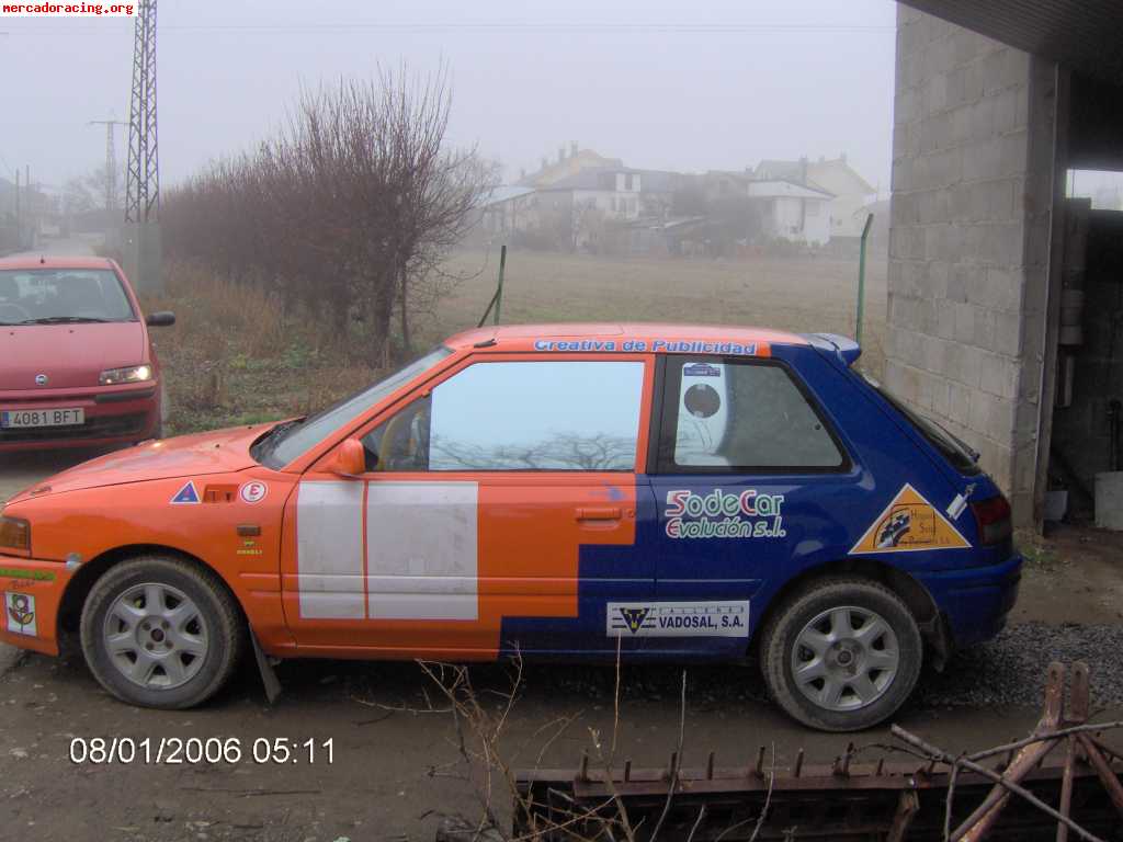 Vendo mazda 323 4wd de rallys listo para temporada acepto co