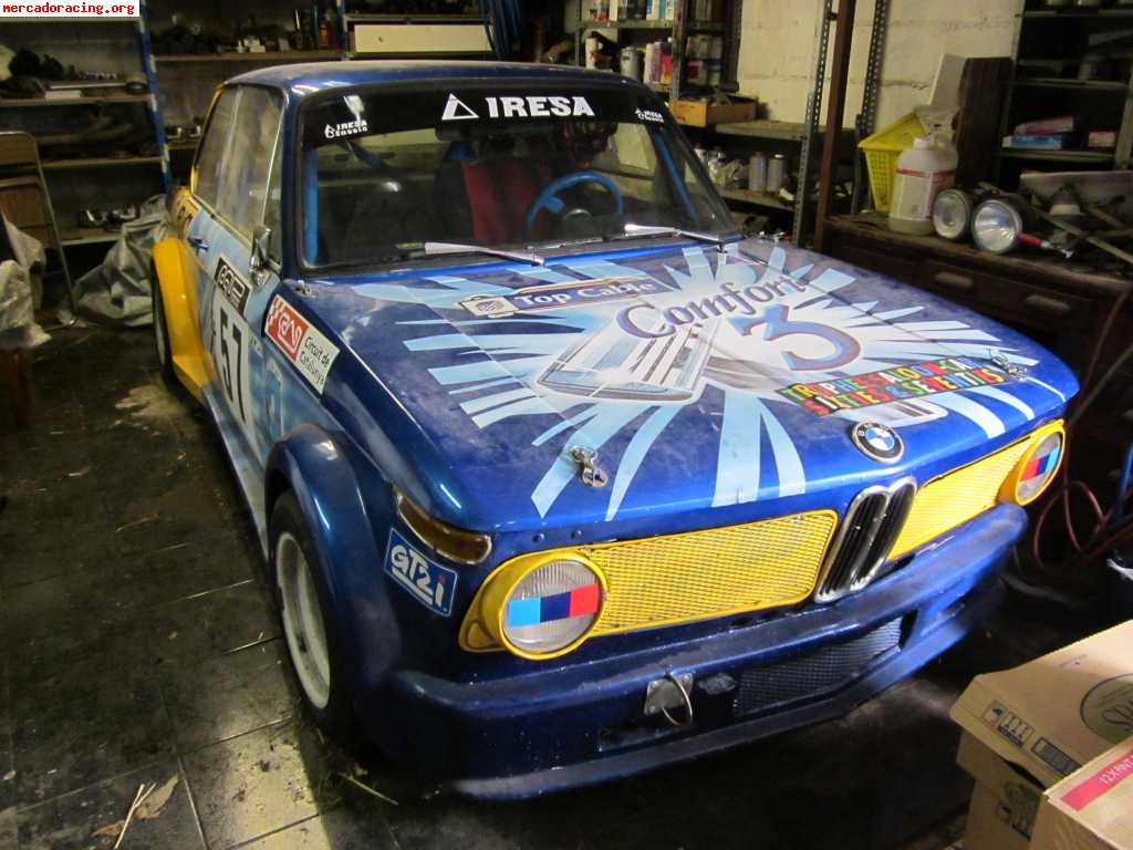 Oferta : bmw 2002 para circuito - 210cv - 2 coches : 1 blanc