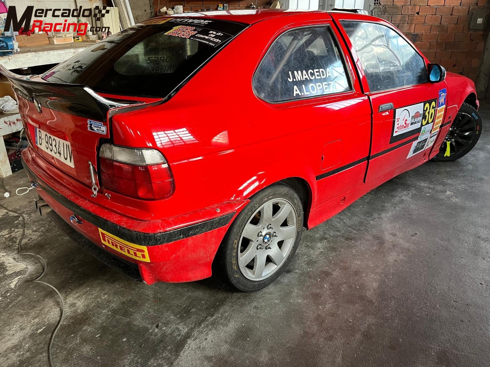 Bmw compact con motor m54b30 3.0cc 230cv.