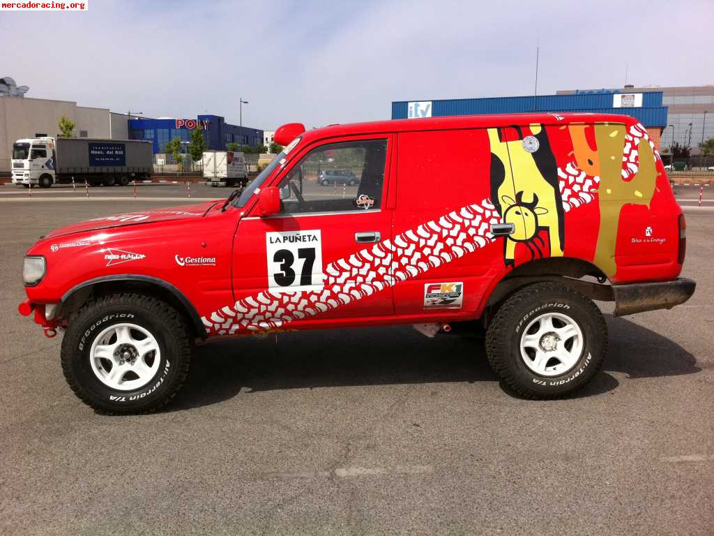 Toyota land cruiser hdj 80 rally raid