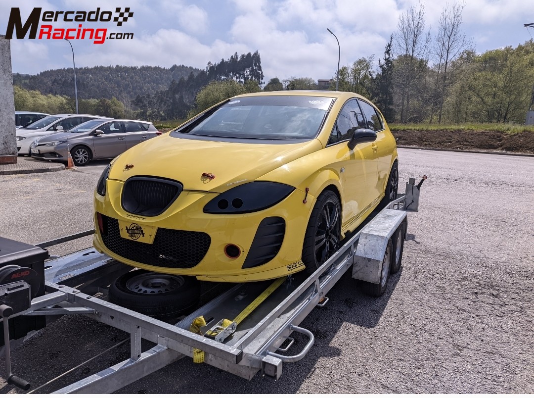 Seat león cupra tfsi + carro portacoches 2017 (2000kg)