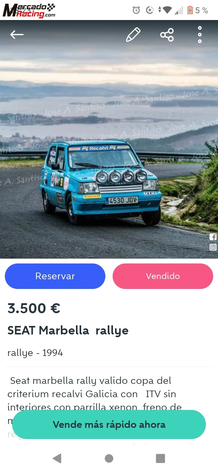 Seat marbella rallye
