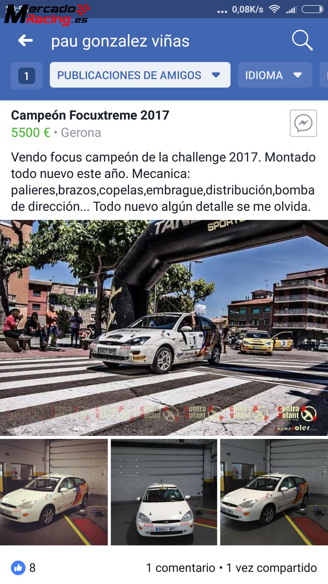 Ford focus campeón de la focus extrem